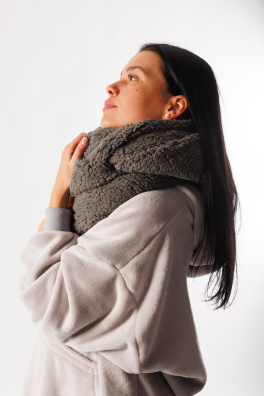 GoldBee Circle Scarf Ice Age Grey (Barva Grey, Velikost M)