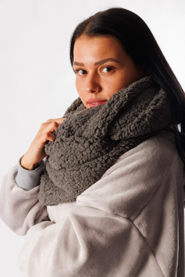 GoldBee Circle Scarf Ice Age Grey (Barva Grey, Velikost M)