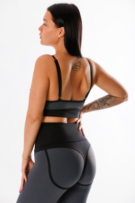 GoldBee Horny Bra Grey (Barva Grey, Velikost L)