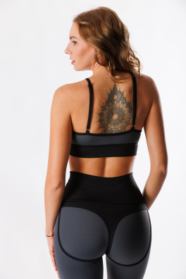 GoldBee Horny Bra Grey (Barva Grey, Velikost L)