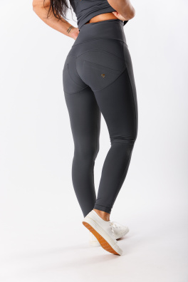GoldBee Leggings Push-Up Pro Grey (Barva Grey, Velikost 3XL)