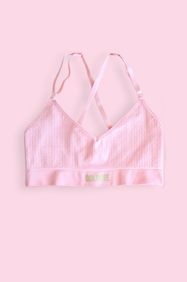 GoldBee Bra BeSport GL Candy Pink (Barva Candy Pink, Velikost L)