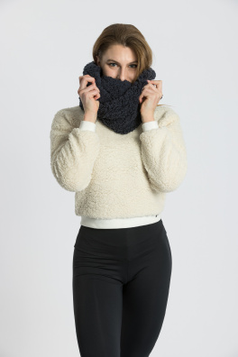 GoldBee Circle Scarf Ice Age Dark Blue (Barva Dark Blue, Velikost M)