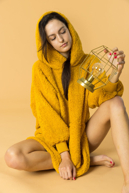 GoldBee Ice Age Hoodie Gold (Barva Gold, Velikost XL-4XL)