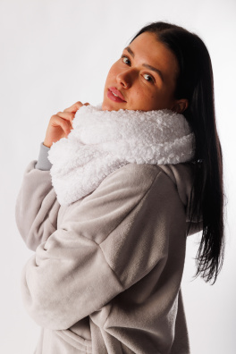 GoldBee Ice Age Circular Scarf White (Barva white, Velikost  M)