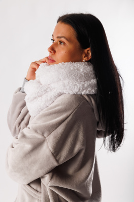 GoldBee Circle Scarf Ice Age White (Barva White, Velikost M)