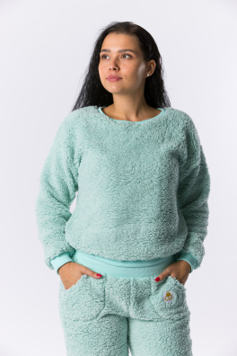 GoldBee Mini Sweatshirt Ice Age Green (Barva Green, Velikost L)