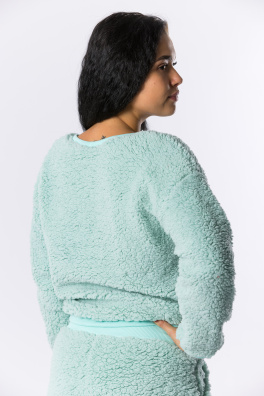 GoldBee Mini Sweatshirt Ice Age Green (Barva Green, Velikost L)