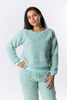 GoldBee Mini Sweatshirt Ice Age Green (Barva Green, Velikost L)