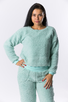 GoldBee Mini Sweatshirt Ice Age Green (Barva Green, Velikost L)