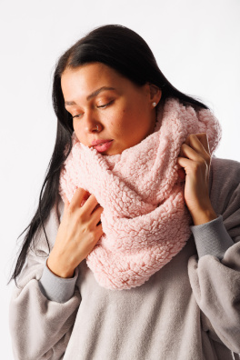 GoldBee Circle Scarf Ice Age Pink (Barva Pink, Velikost M)