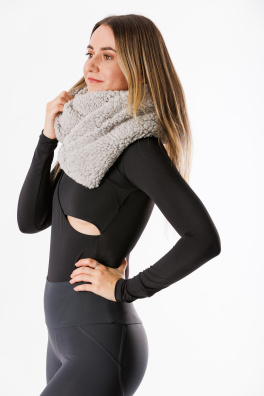 GoldBee Circle Scarf Ice Age Silver (Barva Silver, Velikost M)