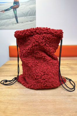 GoldBee Recycled Backpack Ice Age Bloody Red (Barva Bloody Red, Velikost M)