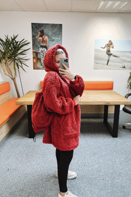 GoldBee Recycled Backpack Ice Age Bloody Red (Barva Bloody Red, Velikost M)