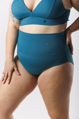 GoldBee Swimwear Tightening Panties Petrol (Barva petrol, Velikost  3XL)