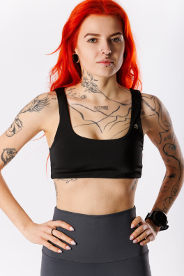 GoldBee Basic Bikini Top Black (Barva Black, Velikost L)