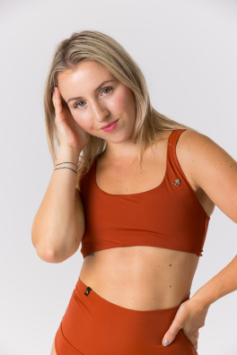 GoldBee Basic Bikini Top Copper (Barva Copper, Velikost L)