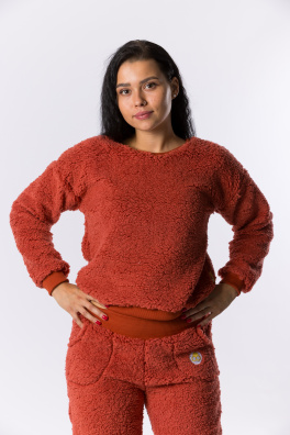GoldBee Mini Sweatshirt Ice Age Red (Barva Red, Velikost L)