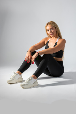 GoldBee Leggings Veve with Pocket II Black (Barva Black, Velikost L)