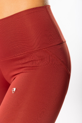 GoldBee Leggings Push-Up Brick Red (Barva brick red, Velikost  L)