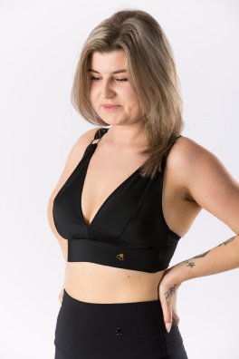 GoldBee Bikini Top for Large Busts Black (Barva Black, Velikost 3XL)