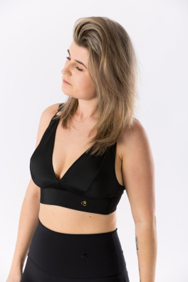 GoldBee Bikini Top for Large Busts Black (Barva Black, Velikost 3XL)