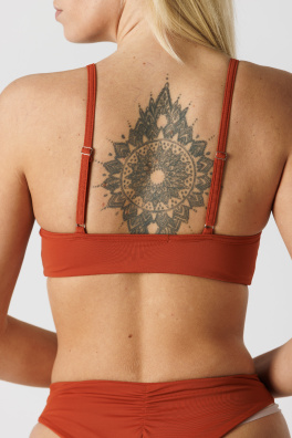 GoldBee TopOne Bikini Top Copper (Barva Copper, Velikost L)