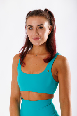 GoldBee Basic Bikini Top Aquamarine (Barva Aquamarine, Velikost L)