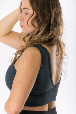 GoldBee Short Top For Tight Neckline Onyx (Barva Onyx, Velikost 3XL)