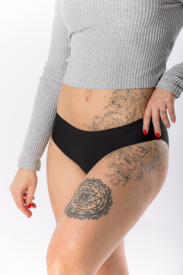 GoldBee Invisible Panties Black (Barva Black, Velikost 3XL)