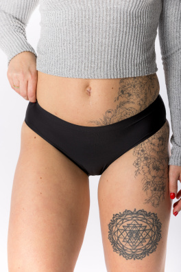 GoldBee Invisible Panties Black (Barva Black, Velikost 3XL)