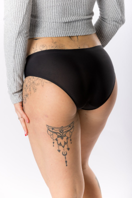 GoldBee Invisible Panties Black (Barva Black, Velikost 3XL)