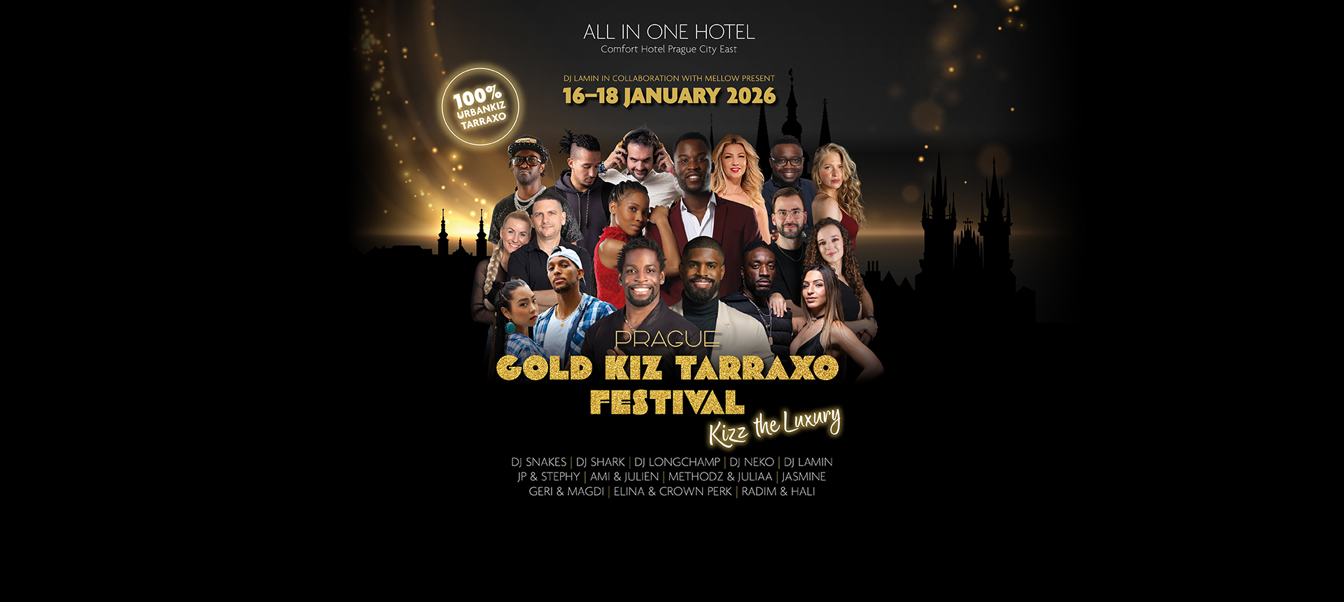 GoldKizTarraxo Prague Weekender