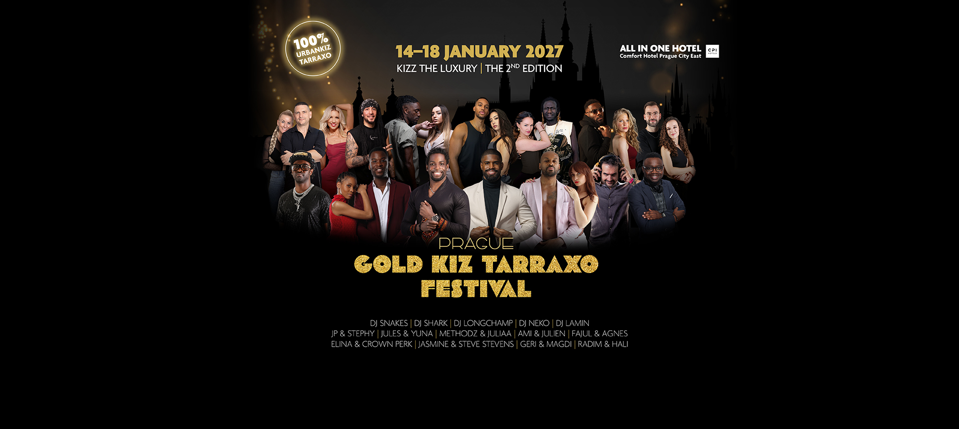 GoldKizTarraxo Prague Weekender
