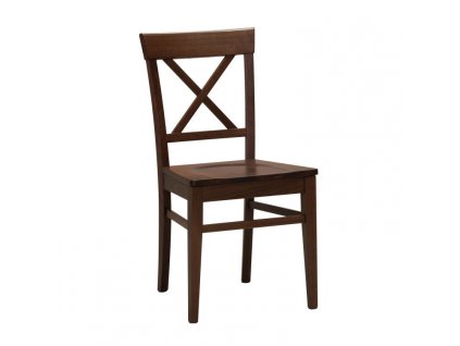Židle GRANDE s masivním sedákem (Odstín Tmavě hnědá)