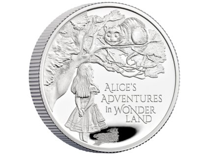 Alenka v říši divů 1/2 oz proof 2021 - stříbrná mince