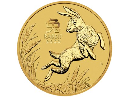 02 2023 YearoftheRabbit Gold Bullion Coin StraightOn LowRes
