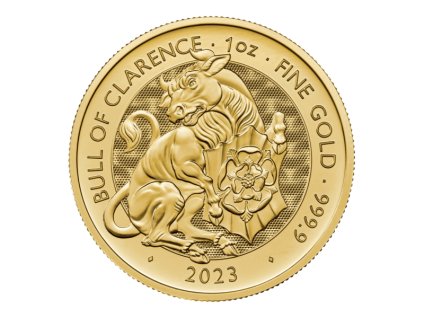 bull of clarence 1oz gold reverse