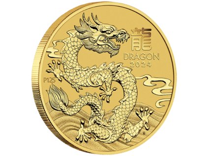 01 2024 YearoftheDragon Gold Bullion Coin OnEdge LowRes
