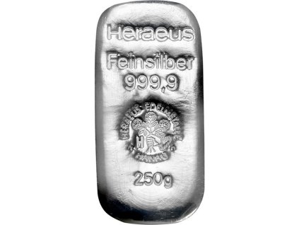 stribrny lity investicni slitek agor heraeus 250g 122247016