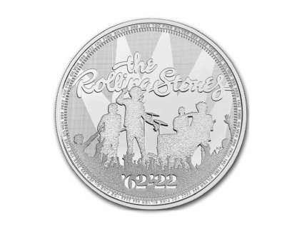 GIS 2022 gb 1 oz silver music legends the rolling stones bu 268171 slab