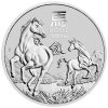 06 Lunar Series III YOT Horse 2026 1oz Silver Bullion Coin straight on LowRes