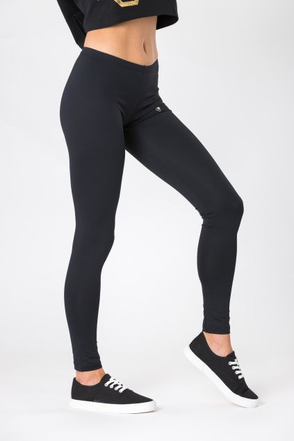 GoldBee Legíny Low Waist Lycra Black