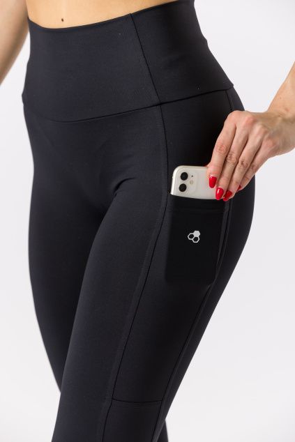 GoldBee Legíny S Kapsou Lycra Black