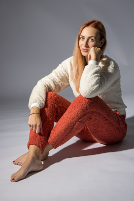 GoldBee Tepláky Doba Ledová Red (Barva Red, Velikost L)