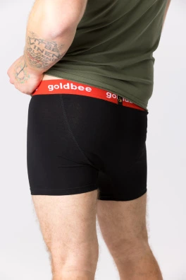 GoldBee Boxerky Logo Red (Barva Red, Velikost L)