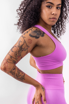 GoldBee Podprsenka BeBasic Violet (Barva Violet, Velikost L)