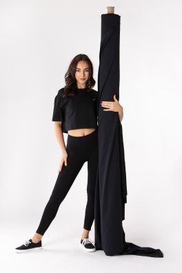 GoldBee Legíny B2 Black (Barva Black, Velikost XL)