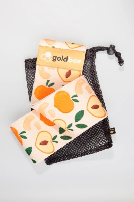GoldBee Posilovací guma BeBooty Peach (Barva Peach, Velikost S)