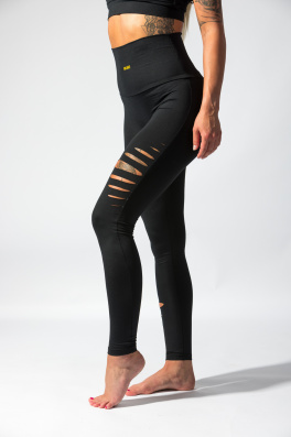 GoldBee Legíny Lenka Tiger Two Black (Barva Black, Velikost S)